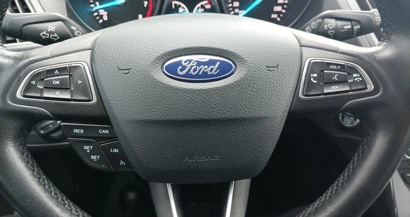 Ford Kuga cena 84900 przebieg: 141100, rok produkcji 2018 z Biała Podlaska małe 379